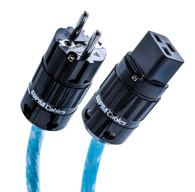 Supra LoRad 2.5 Excalibur CS-16 voedingskabel C19 verzilverd