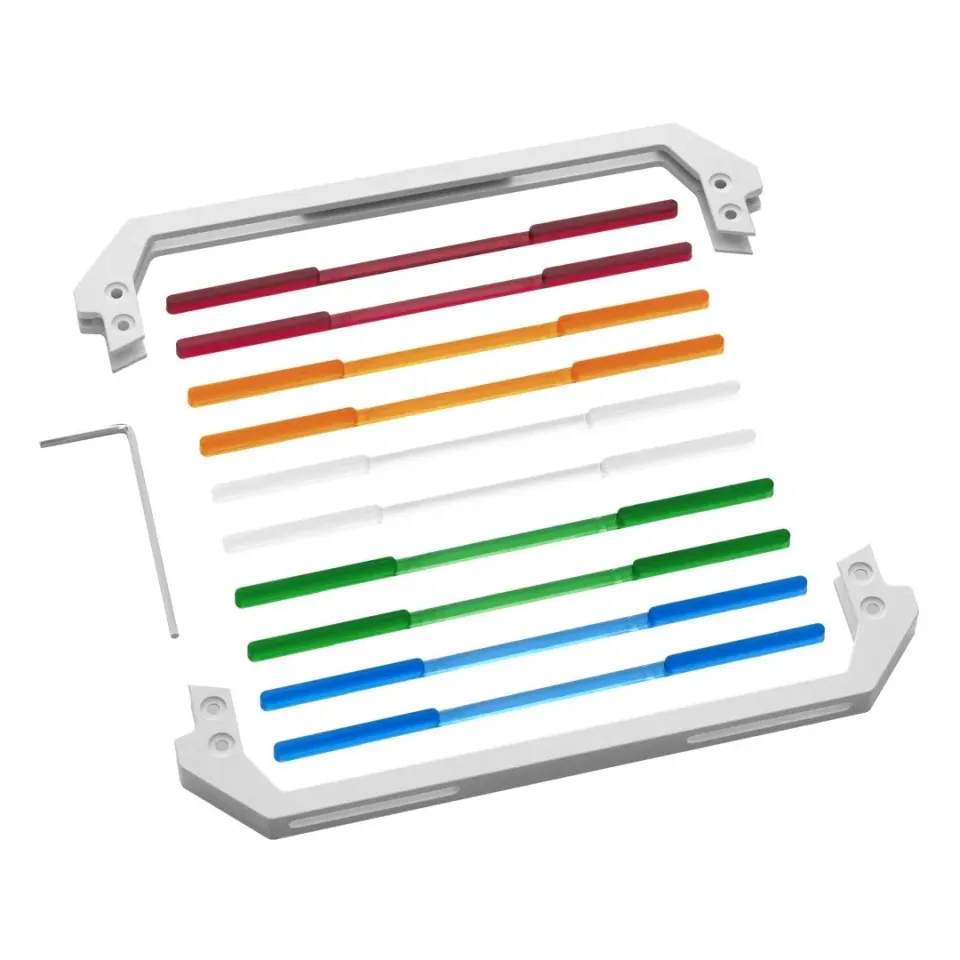 CableMod Dominator Memory Modding Kit geheugenkoeler wit aluminium