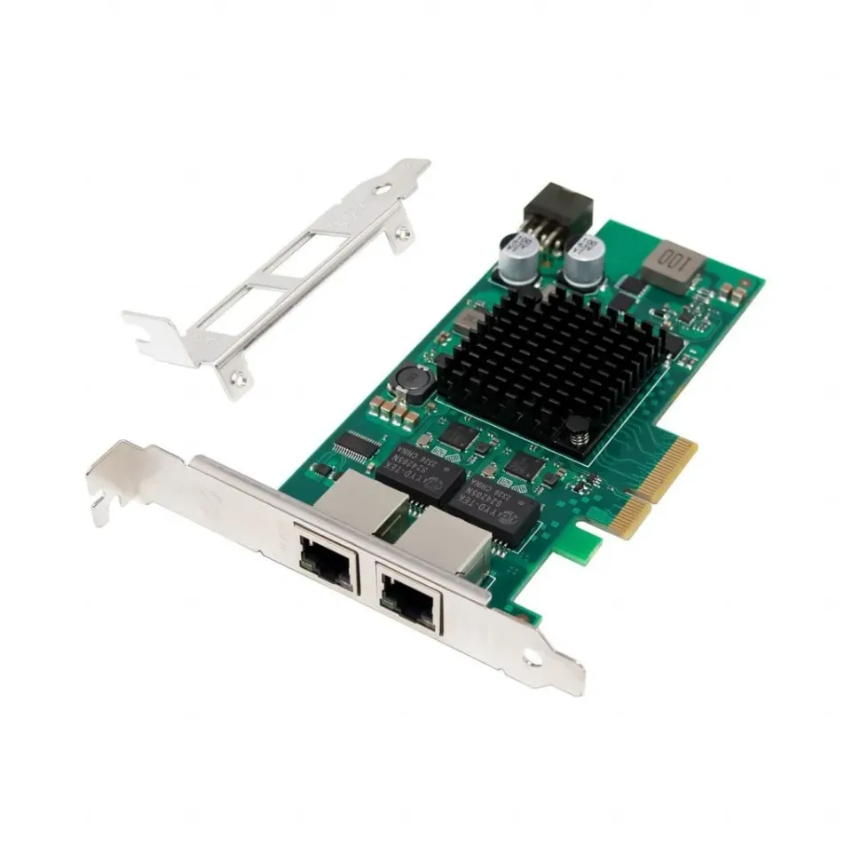 MicroConnect I226 PCIe x4 netwerkkaart 2,5G 2-poort PoE