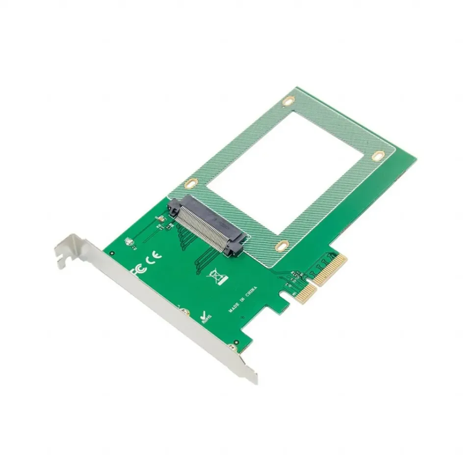 Microconnect PCI-Express X4 U.2 SFF8639 SSD adapterkaart NVMe