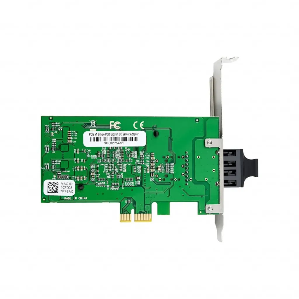 Microconnect Intel 82576 netwerkkaart PCIe x1 1GbE RJ45