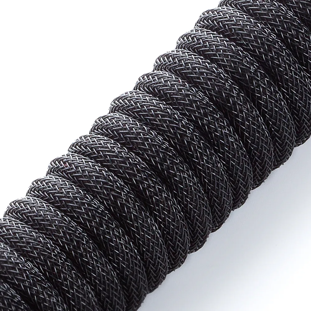 CableMod Pro Coiled Keyboard Cable 150cm zwart toetsenbordkabel