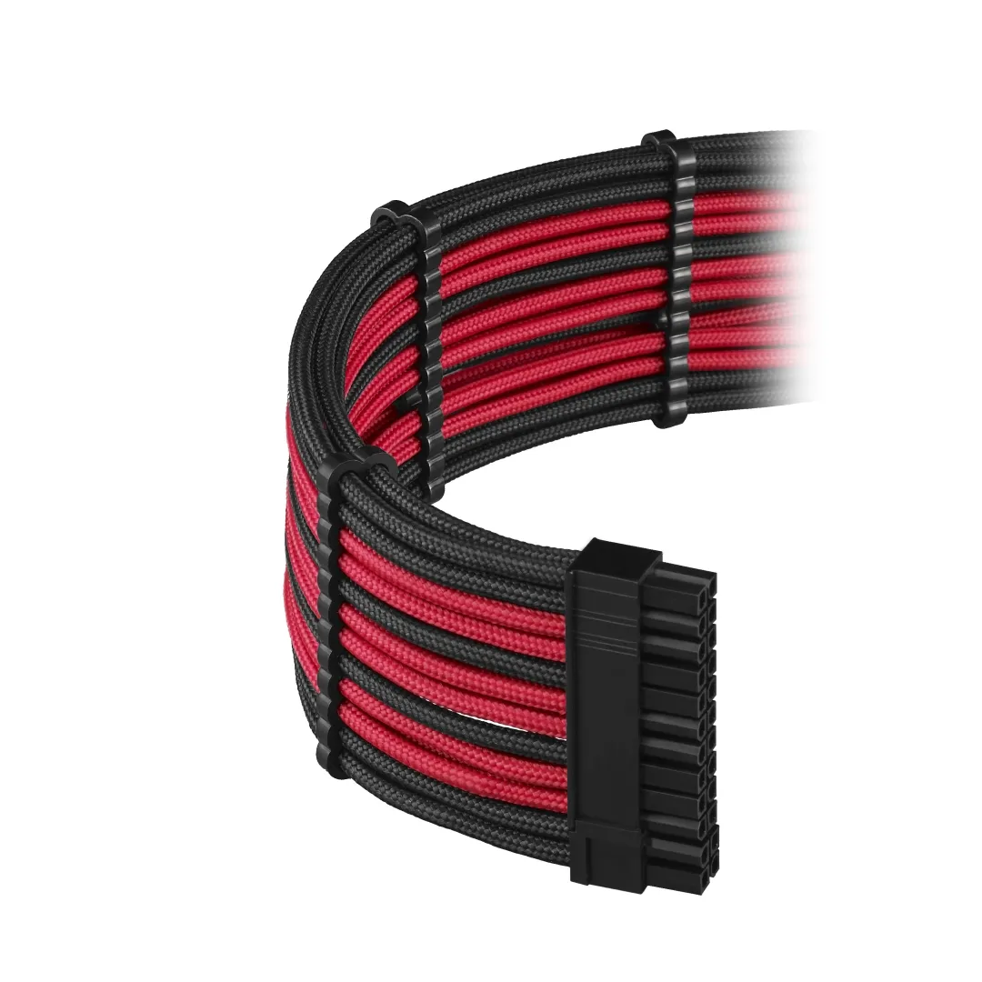 CableMod PRO ModFlex 8+6 kabelverlenging zwart-rood 5-delig