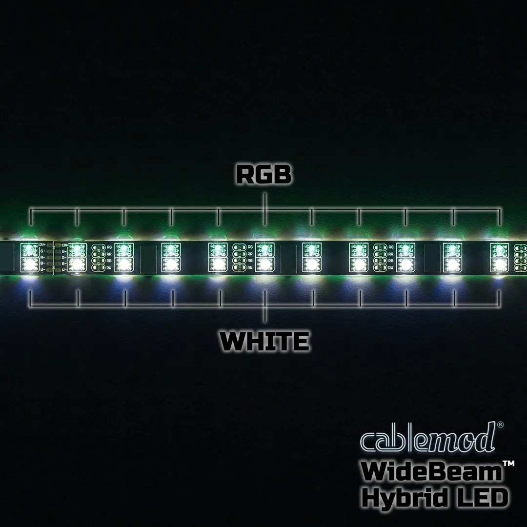 CableMod WideBeam Hybrid 30cm LED strip RGB/W