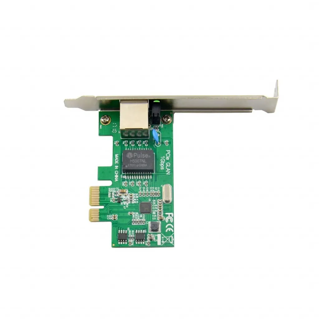 Microconnect RTL8168E netwerkkaart PCIe x1 single RJ45 1GbE