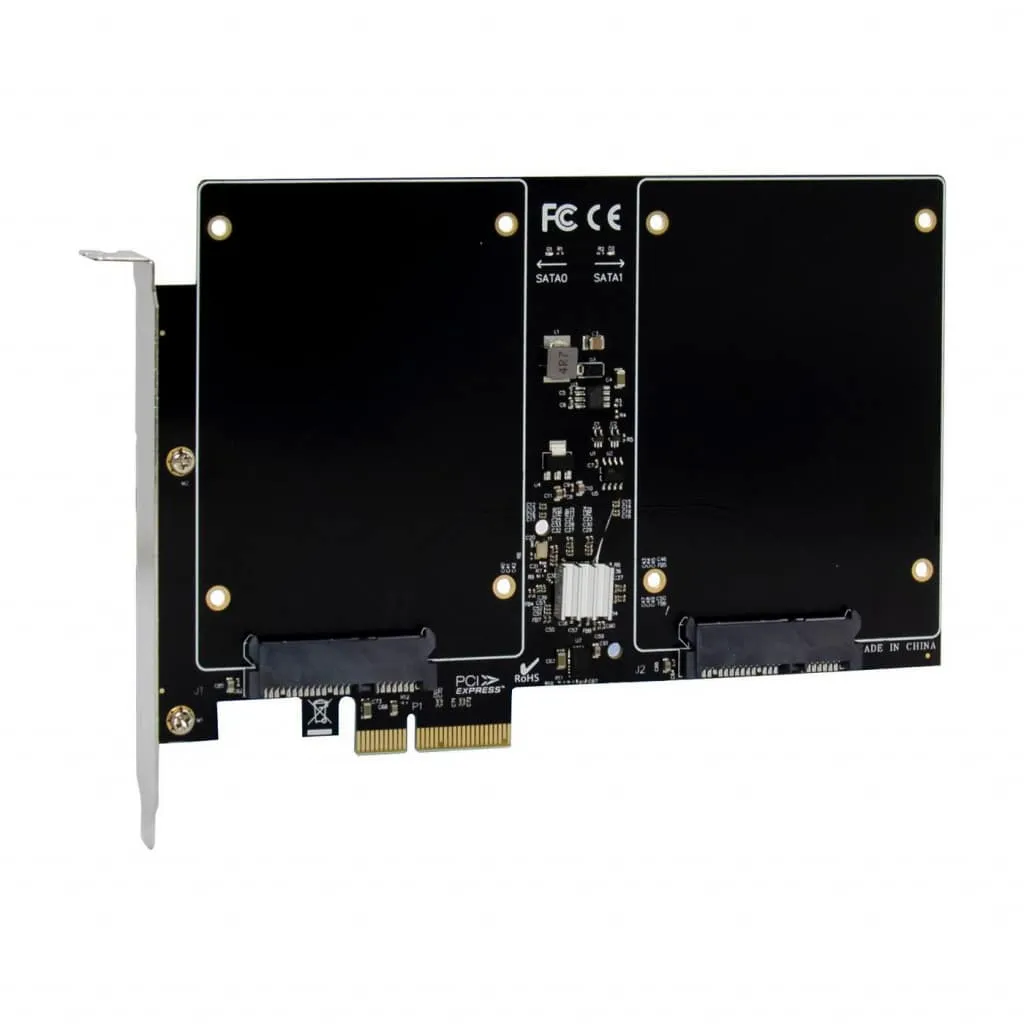 Microconnect PCIe SATA III RAID-kaart 2-kanaals 6G