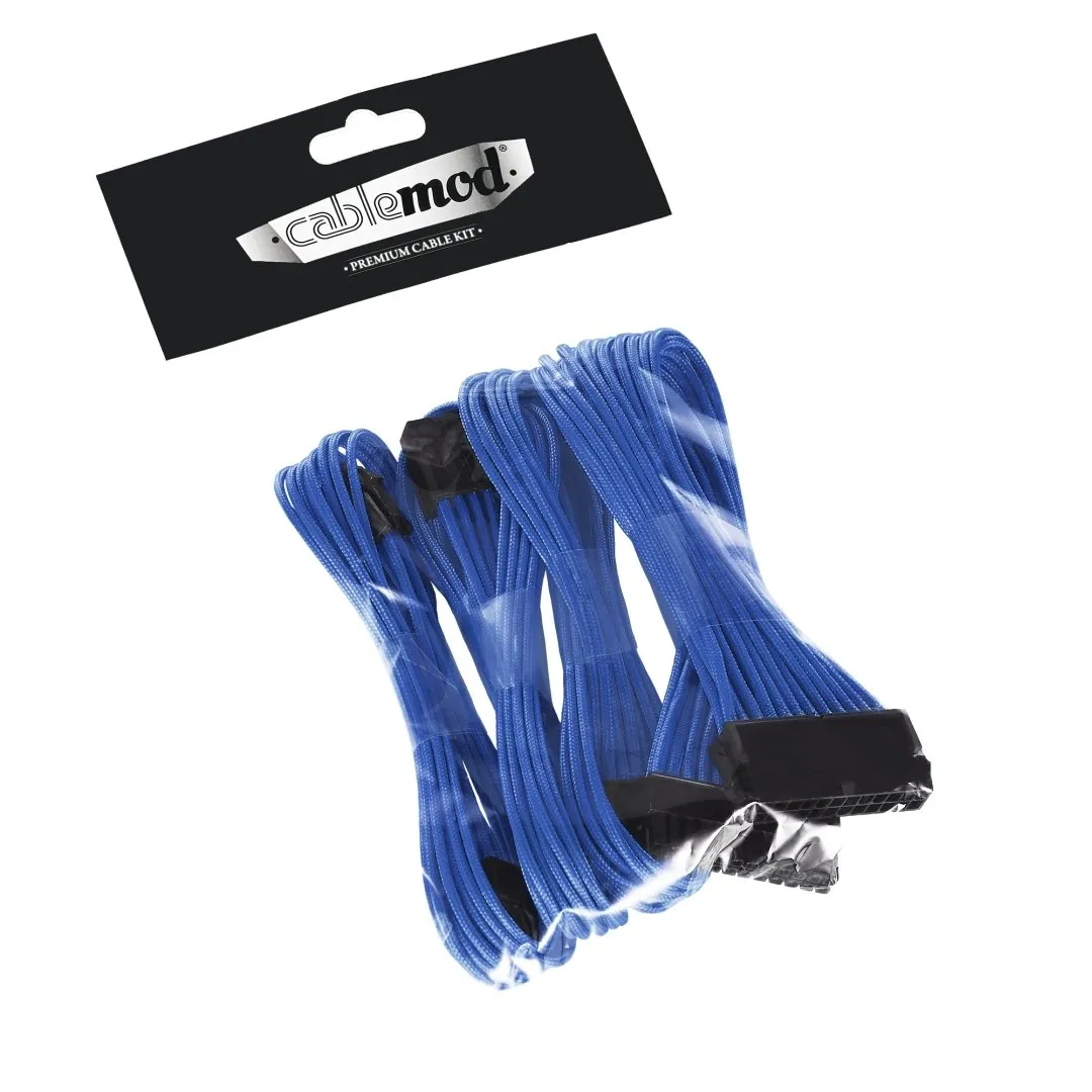 CableMod Classic 8+6 Pin verlengkabel set blauw