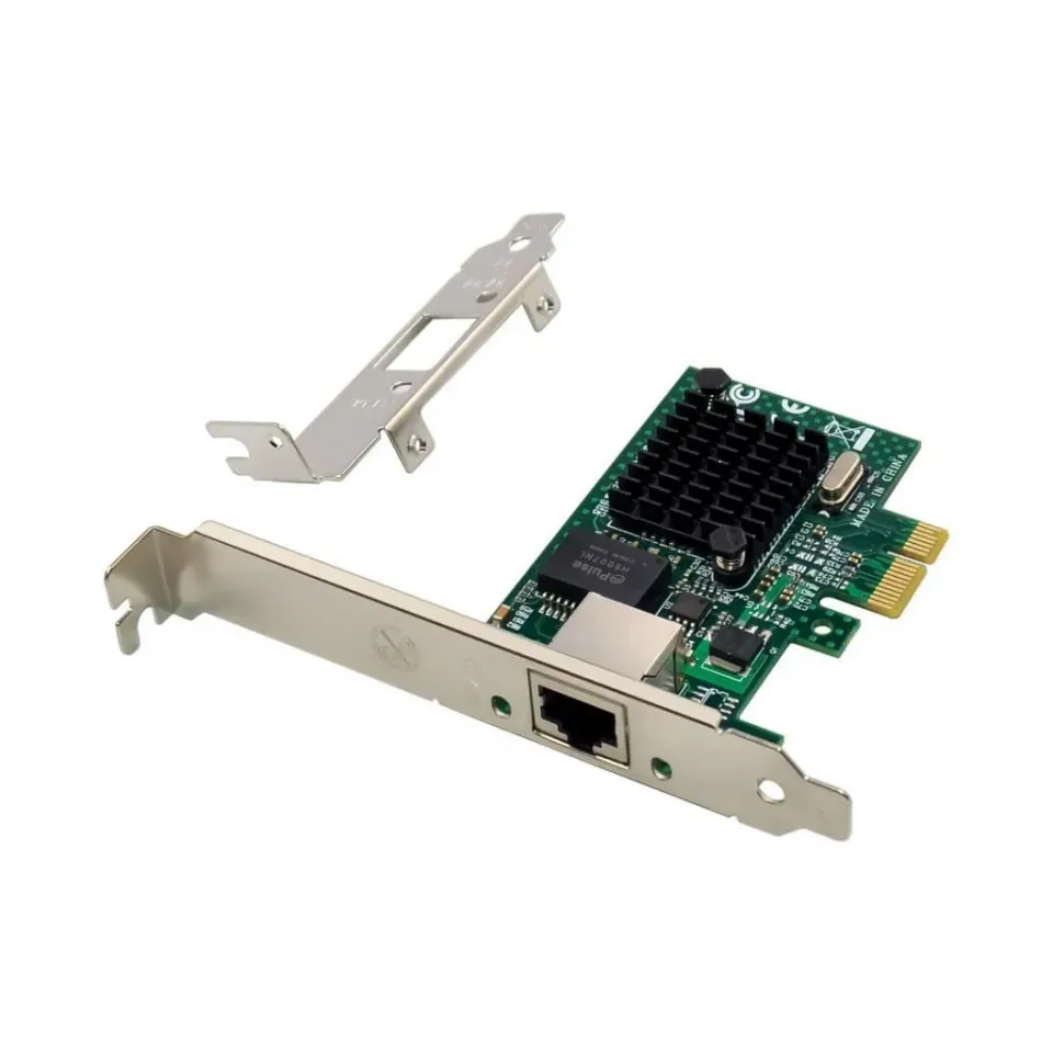 Microconnect BCM5751 PCIe netwerkkaart single RJ45 gigabit
