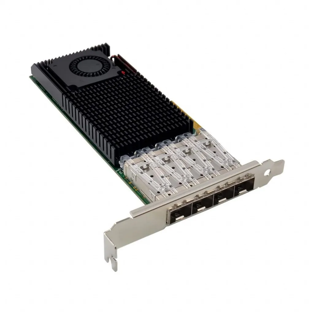 Microconnect X520-DA4 netwerkkaart PCIe 10GbE SFP+