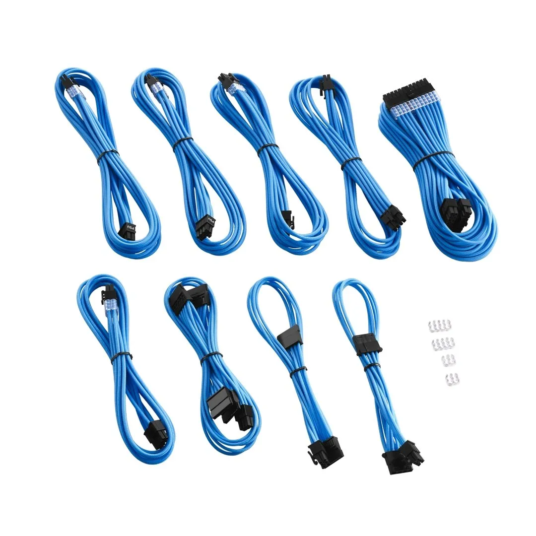 CableMod C-Series PRO ModMesh kabelset Corsair lichtblauw
