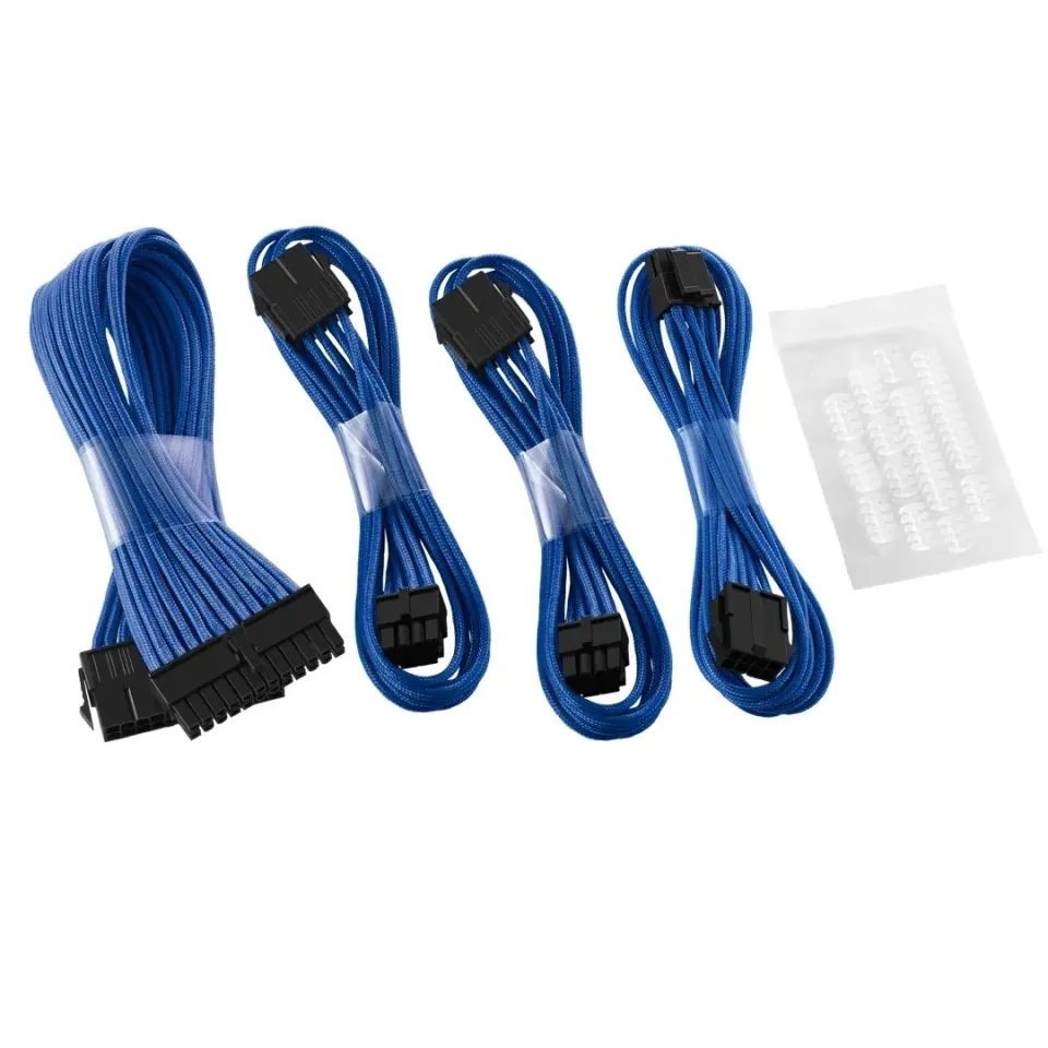 CableMod Classic ModFlex Basic verlengkabel set blauw dual 6+2