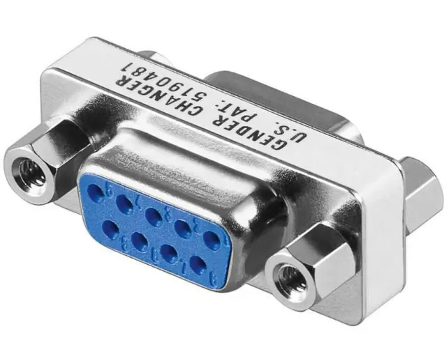 Microconnect Mini Gender adapter DB9 F/F serieel