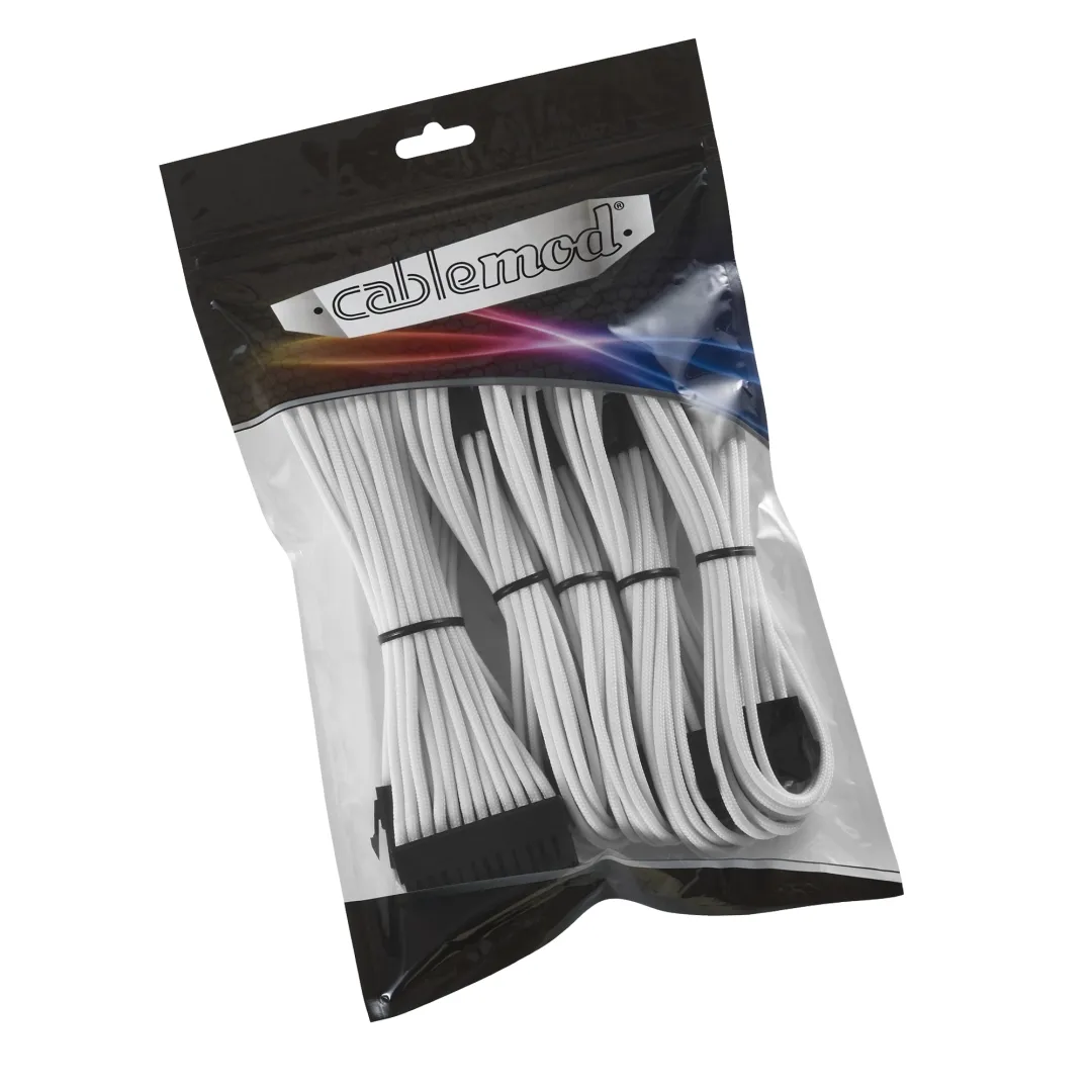 CableMod Classic ModFlex kabelverlenging 8+8 wit 5-delig