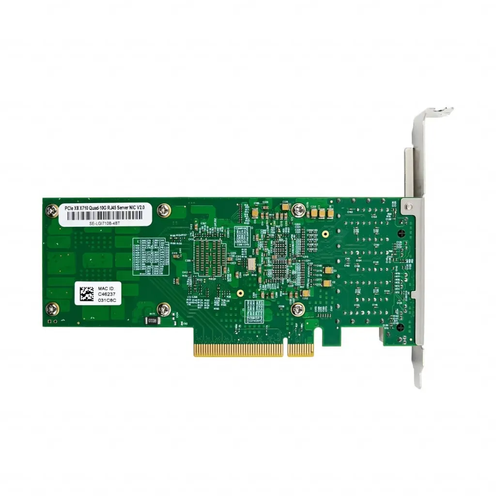Microconnect X710-T4 netwerkkaart PCIe x8 quad 10GbE koper
