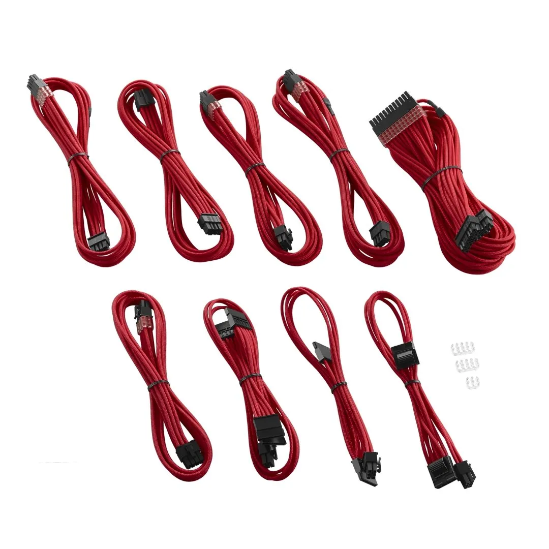 CableMod C-Series PRO ModMesh kabelset Corsair rood