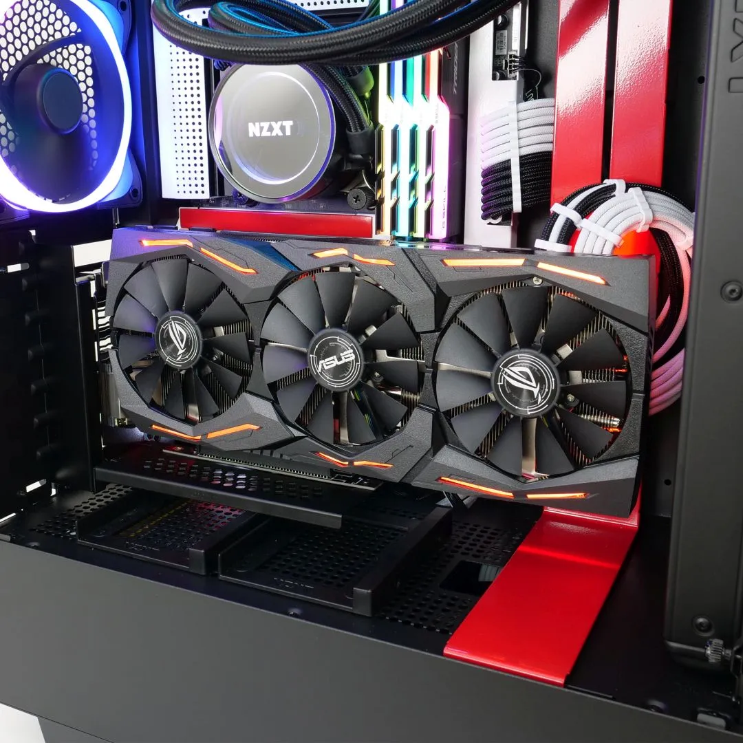 CableMod Vertical PCI-e GPU beugel zwart 2x DisplayPort