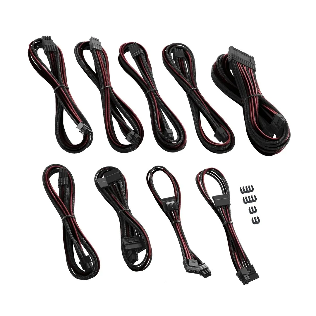 CableMod C-Series PRO ModMesh kabelset Corsair zwart-rood