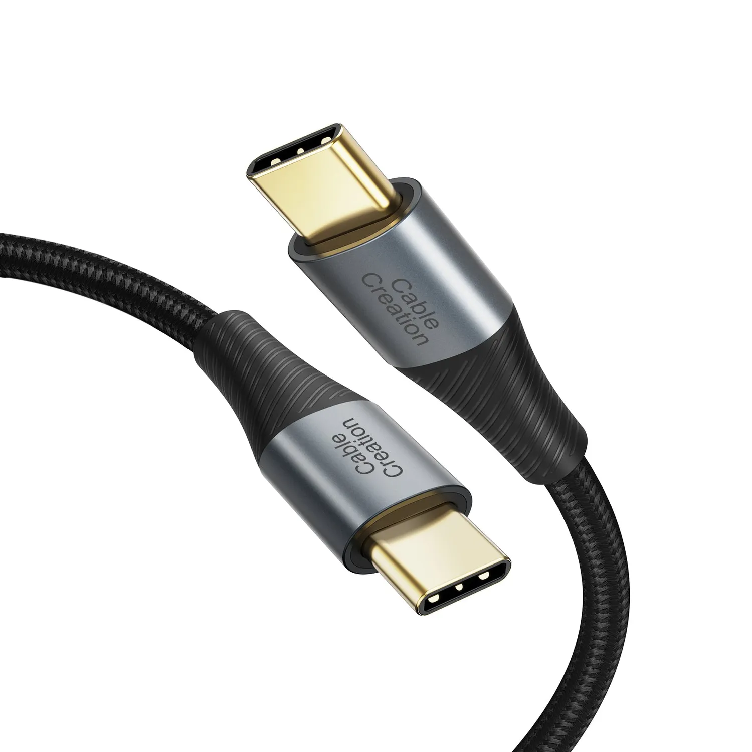 CableCreation USB-C naar USB-C kabel 6FT 60W gevlochten