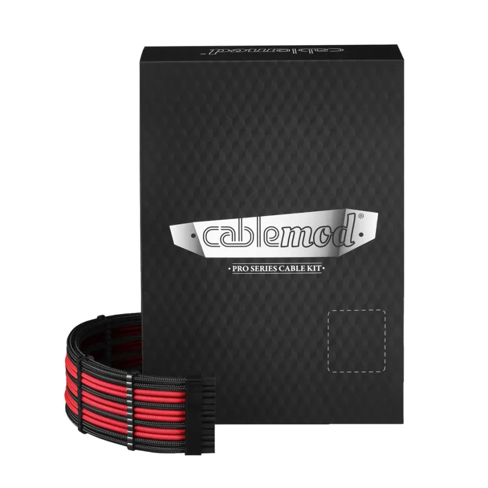 CableMod C-Series PRO ModMesh kabelset Corsair zwart rood