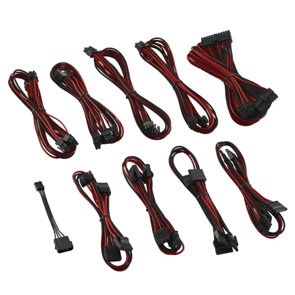 CableMod CM-Series ModFlex kabelset Cooler Master V550 zwart/rood