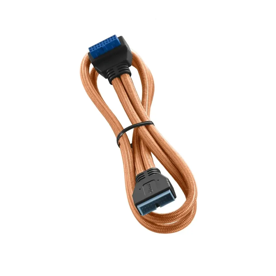 CableMod ModFlex USB 3.0 interne kabel 50cm oranje haaks
