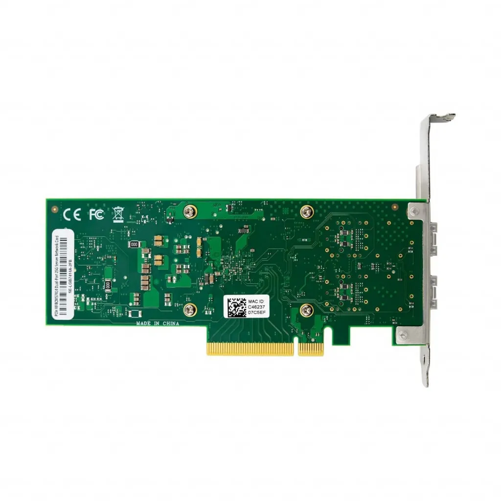 Microconnect BCM57414 netwerkkaart PCIe x8 25G dual