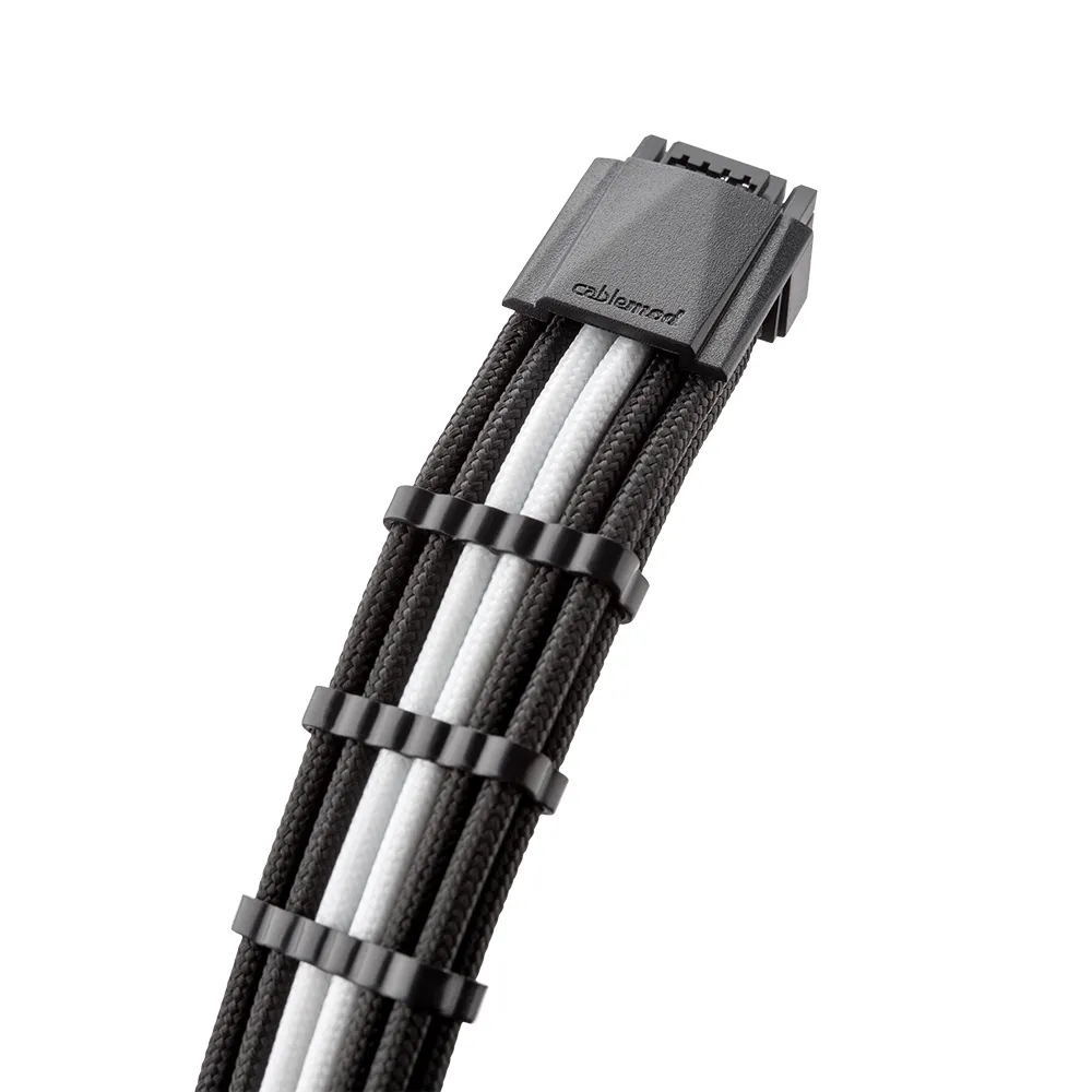 CableMod C-Series Pro 12VHPWR PCIe-kabel 60cm zwart-wit