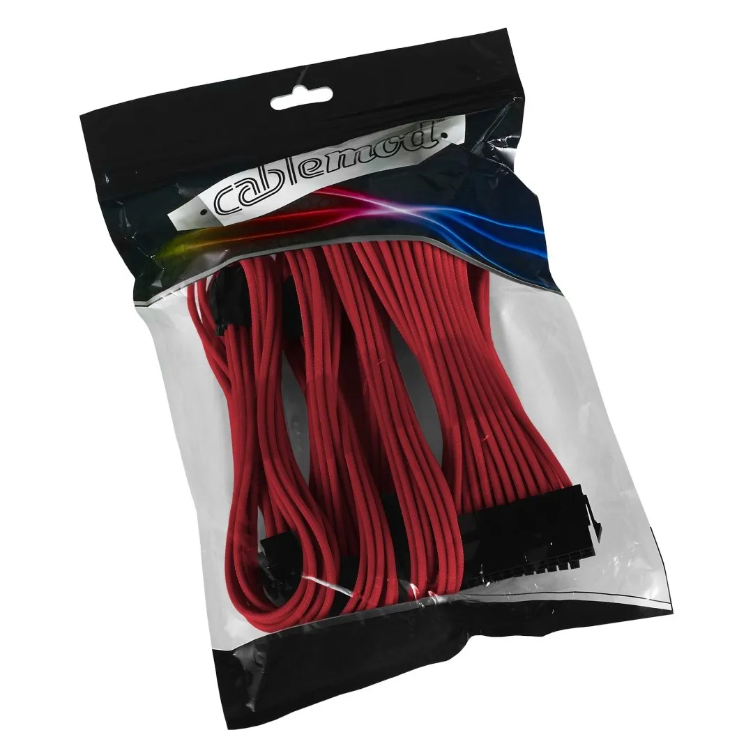 CableMod Classic ModMesh verlengkabelset rood 4-delig