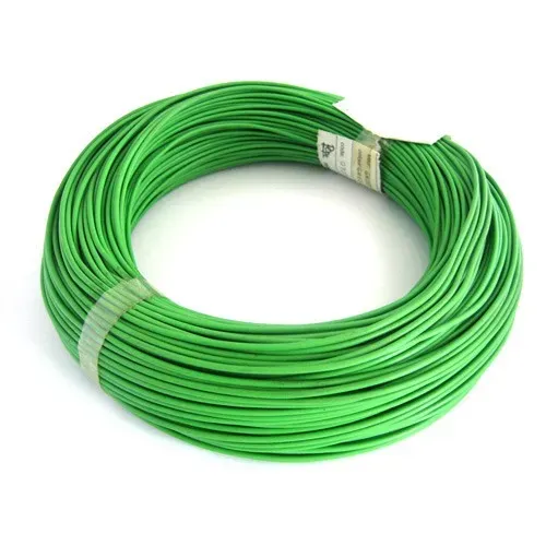 T.E.G. PVC montagesnoer 0,7mm² groen