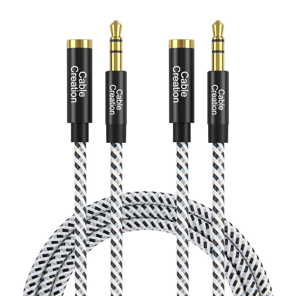 CableCreation 3,5mm audio verlengkabel 3 m nylon