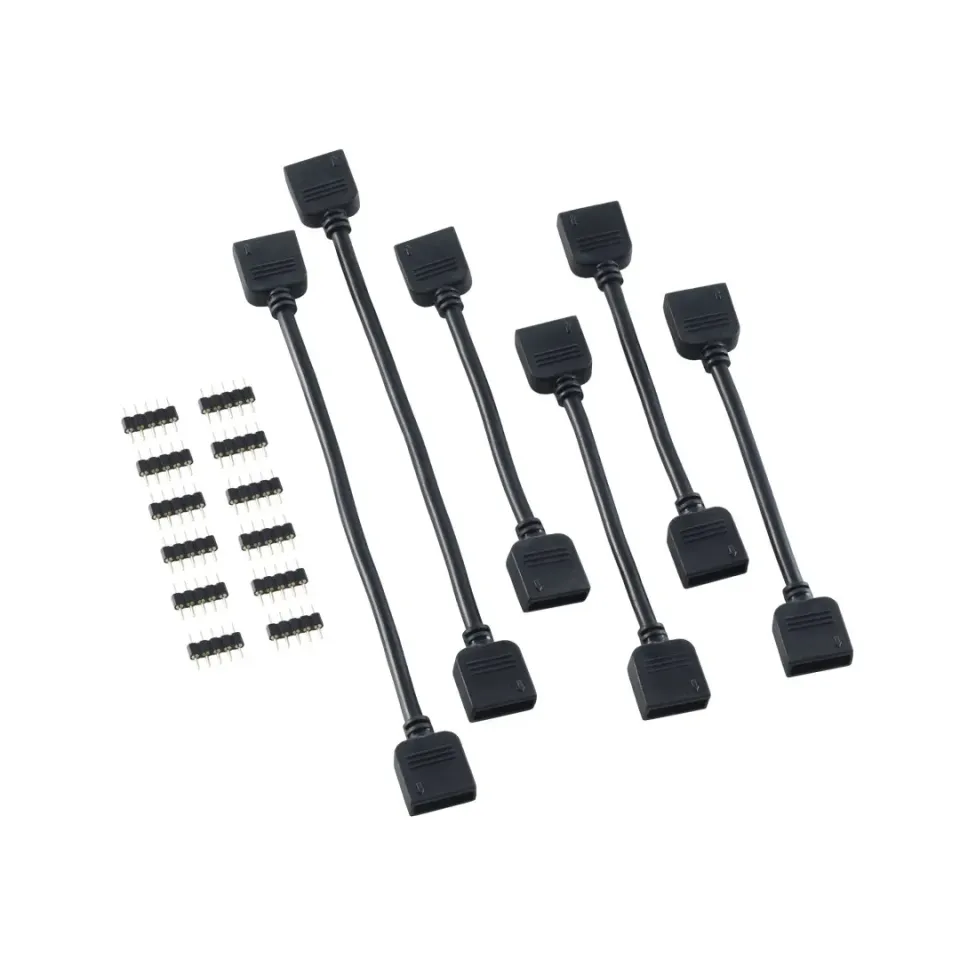 CableMod 5-pin LED verlengkabel set zwart