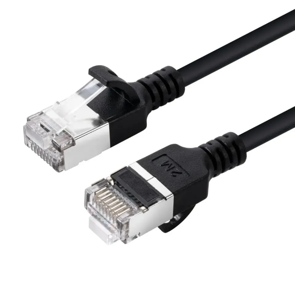 Microconnect CAT6A U-FTP Slim netwerkkabel 10m zwart
