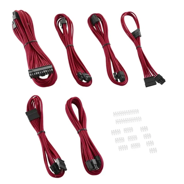 CableMod E-Series ModFlex Essentials kabelset rood voor EVGA
