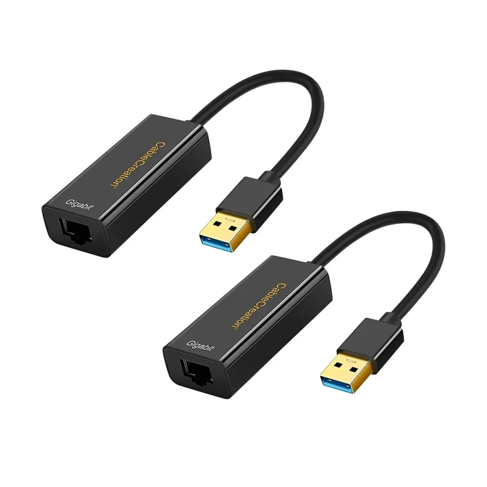CableCreation USB 3.0 naar Ethernet Adapter 2-Pack 1 Gbps