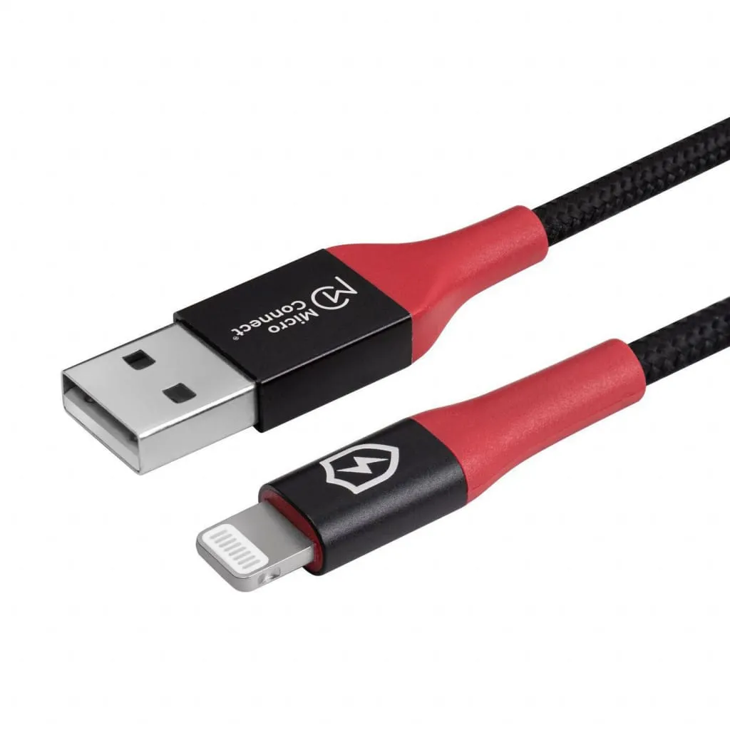 Microconnect Safe Charge USB-A Lightning oplaadkabel 1,5m