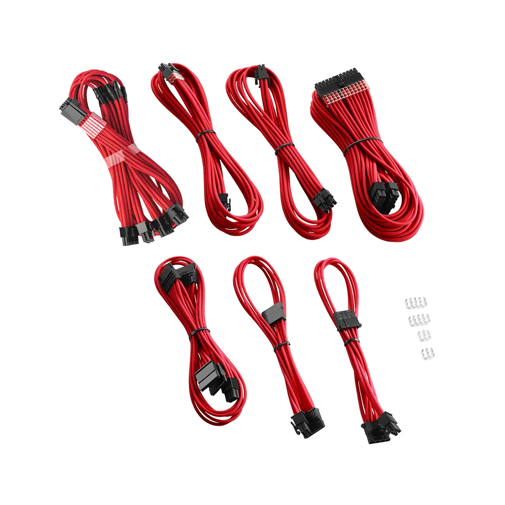 CableMod C-Series Pro ModMesh kabelset rood 12VHPWR