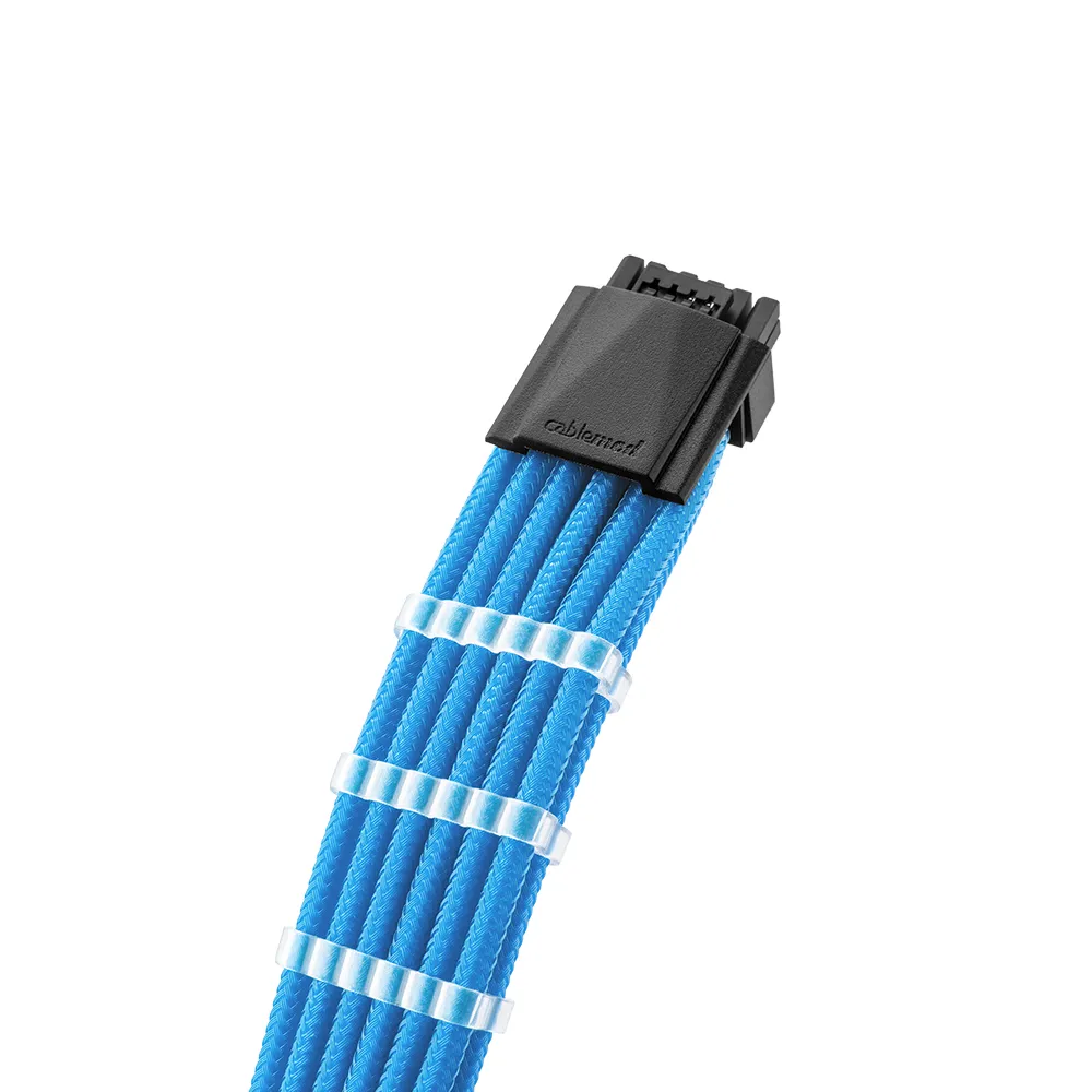 CableMod RT-Series Pro ModMesh 12VHPWR voedingskabel lichtblauw 60cm
