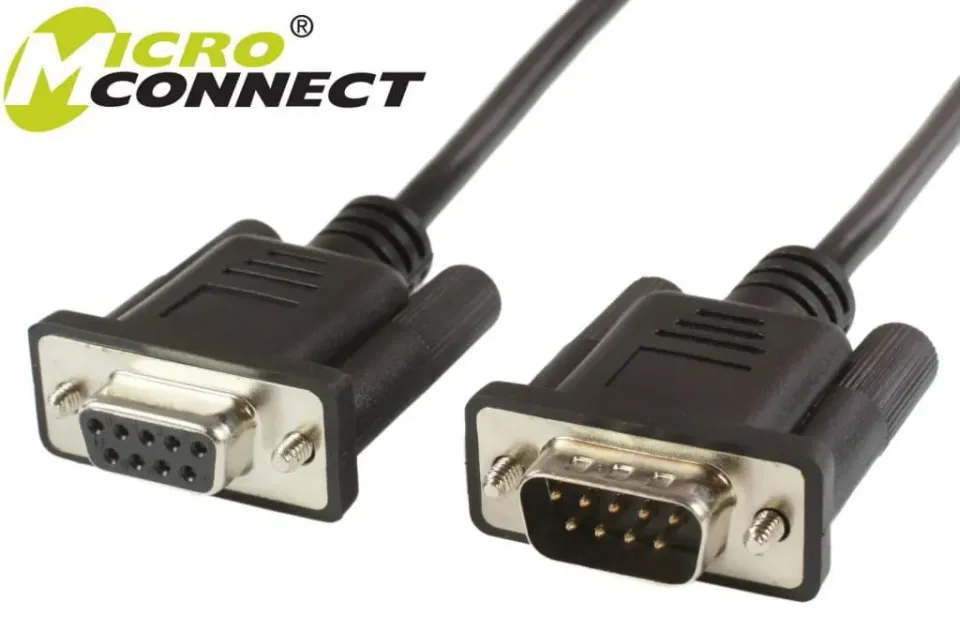 Microconnect SCSEHN3B seriële kabel 3 meter DB9