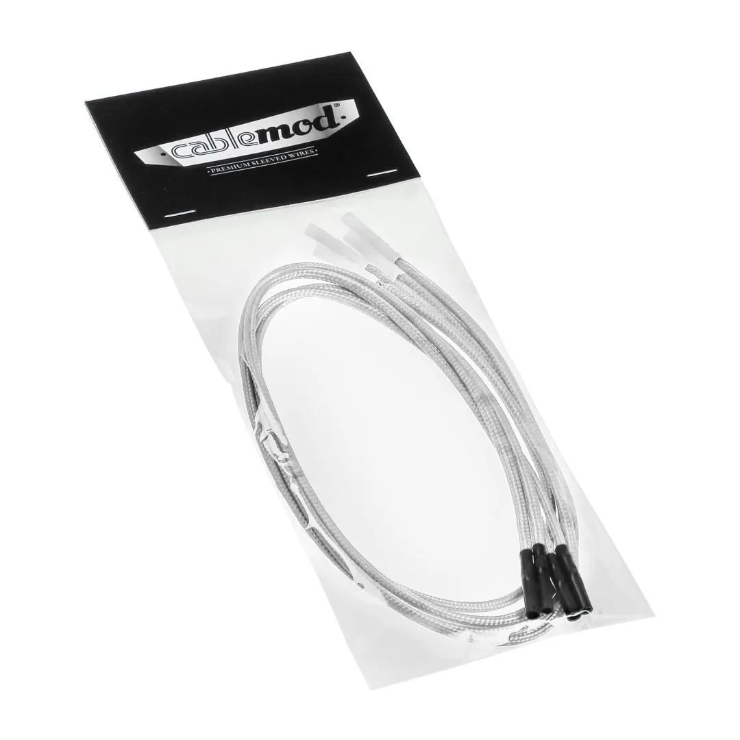 CableMod ModFlex Sleeved Wires 40cm wit 4-pack losse draden