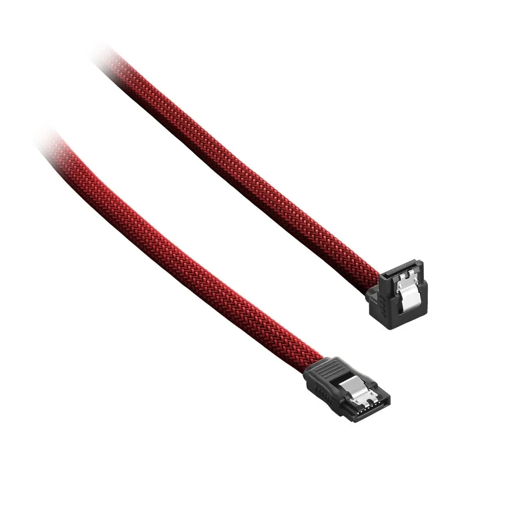 CableMod ModMesh SATA 3 kabel haaks 60cm rood