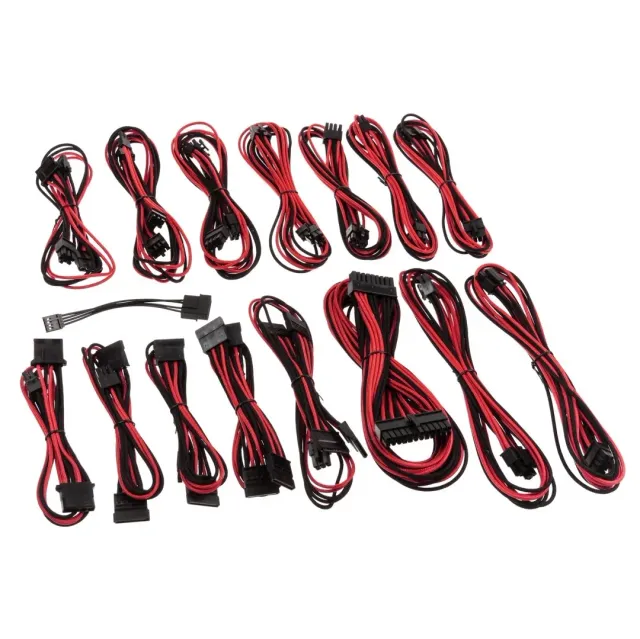 CableMod E-Series ModFlex Cable Kit kabelset EVGA zwart rood