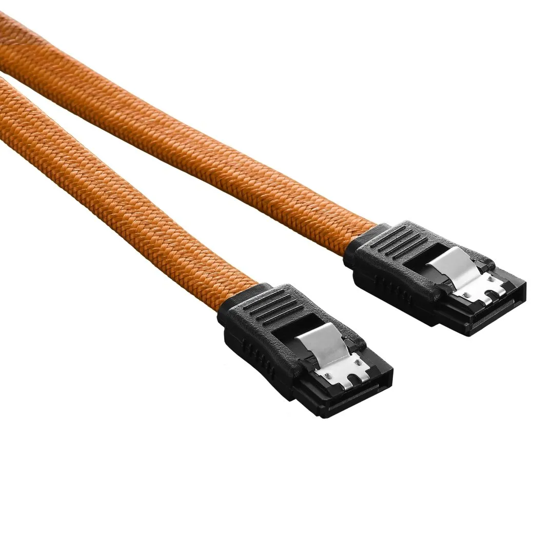 CableMod ModFlex SATA 3 kabel 30cm oranje