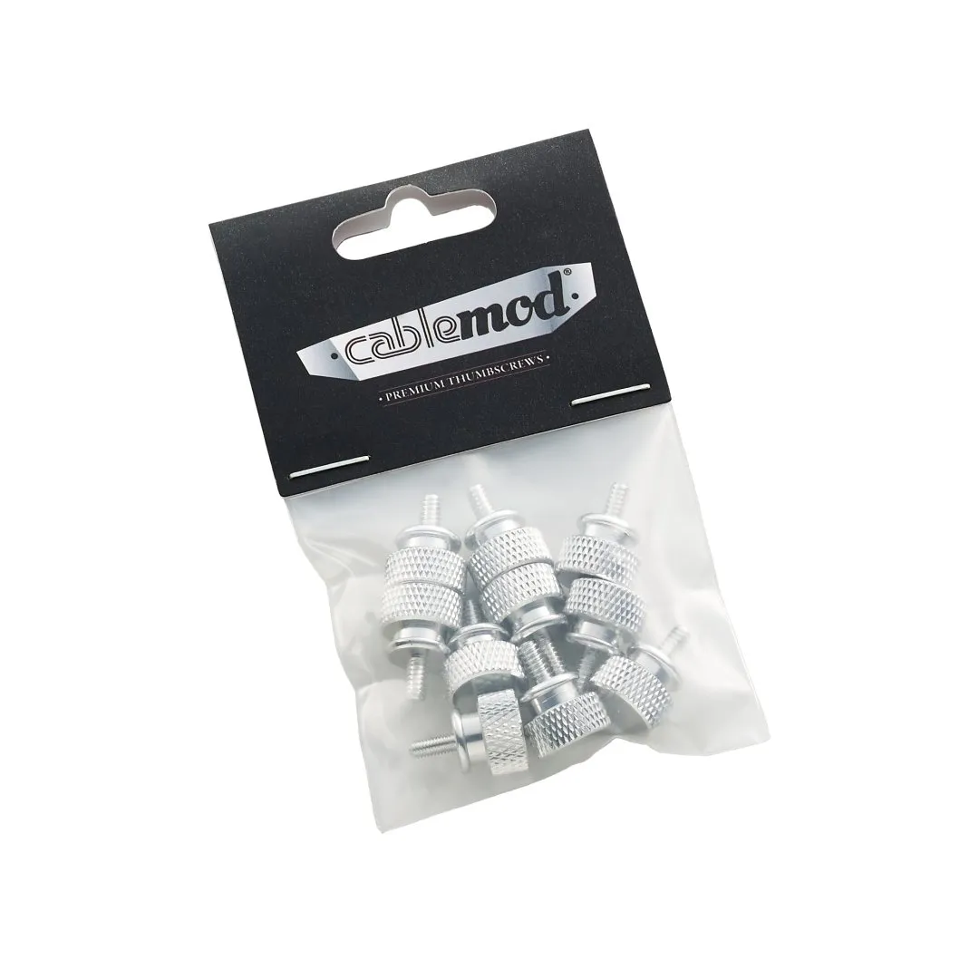 CableMod duimschroeven UNC 6-32 aluminium zilver