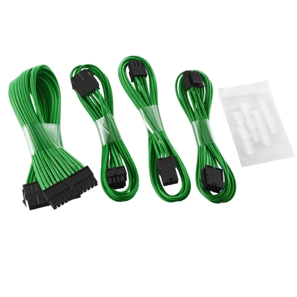 CableMod Classic ModFlex Basic extension kit 8+6-pin groen