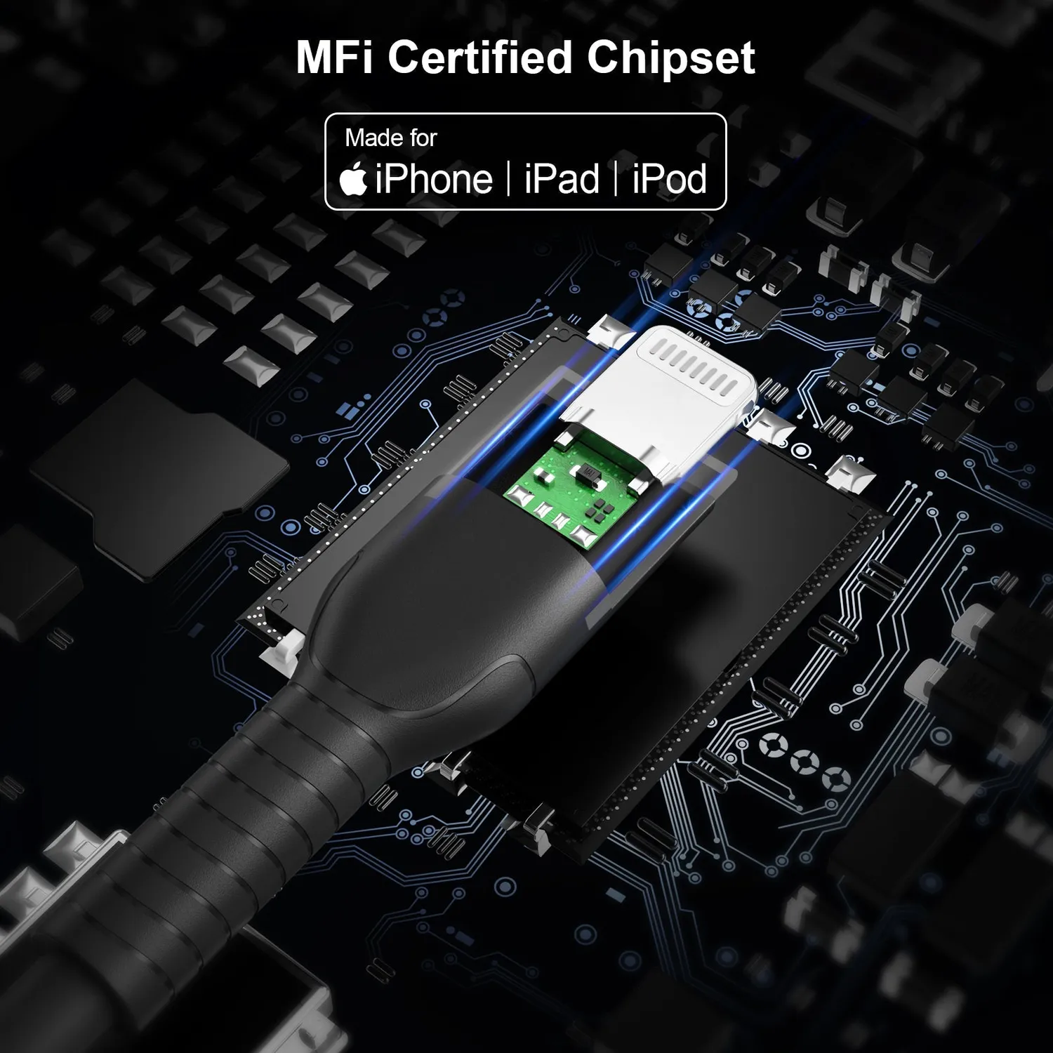 CableCreation USB-C Lightning kabel 1,8m MFi snellaad