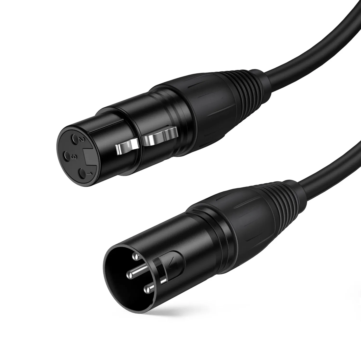 CableCreation XLR male-female microfoonkabel 0,9m gebalanceerd