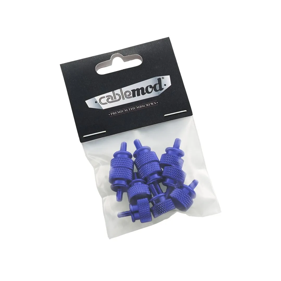 CableMod UNC 6-32 duimschroeven aluminium blauw
