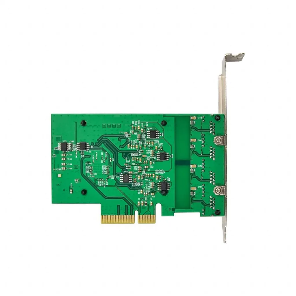 Microconnect RTL8125B netwerkkaart quad 2.5G PCIe x4