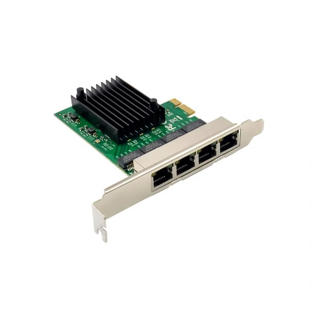 Microconnect RTL8111F netwerkkaart PCIe 4x RJ45 Gigabit