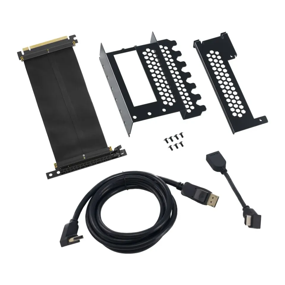 CableMod Vertical PCI-e Bracket beugel zwart HDMI DisplayPort